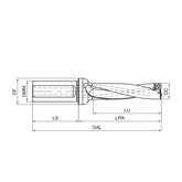 G-GHDS-4D Internal Cooling Shallow Hole Drill D14.00-D44.00 - Big-tools Industrial Supply Tools for Metal Cutting